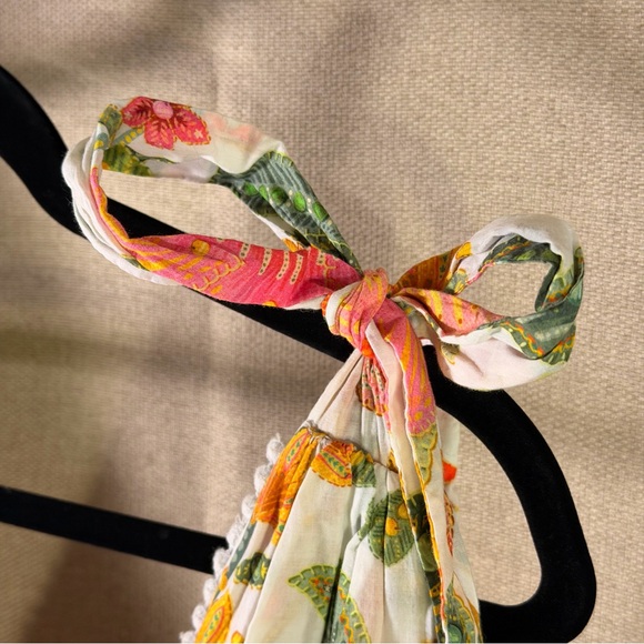 Farm Rio Macaw Bloom Mini Dress – Size L | Colorful Tropical Statement - Picture 8 of 8